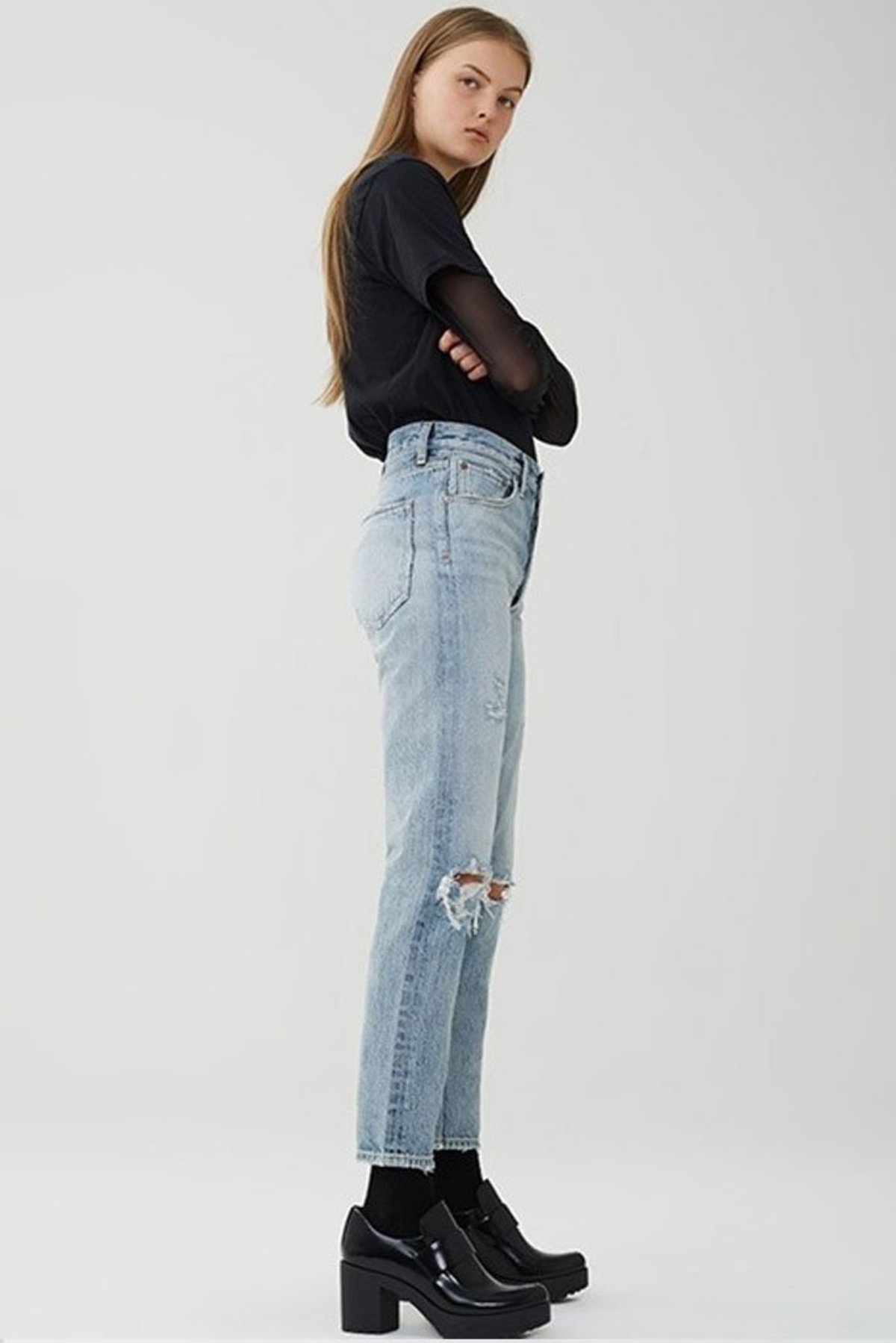 agolde jamie high rise resolution