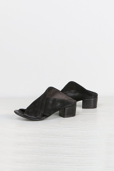 Borsa A Spalla Da Donna In Pelle Nera Fanta - Marsèll