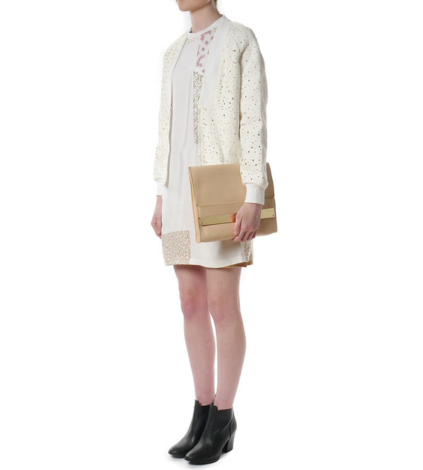3.1 Phillip Lim T-Shirt Dress with Twisted Placket 3.1 Phillip Lim T-Shirt Dress with Twisted Placket