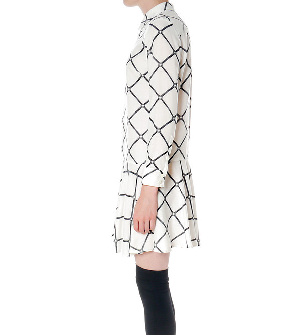 G.V.G.V. Bondage Print Shirt Dress G.V.G.V. Bondage Print Shirt Dress