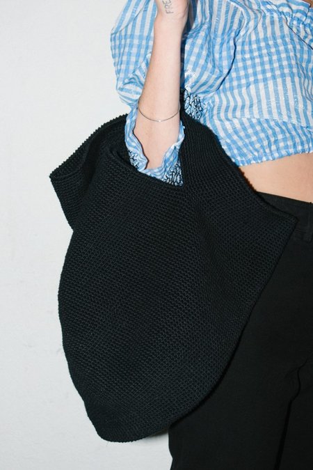 Lauren Manoogian Knit Bucket in Coal