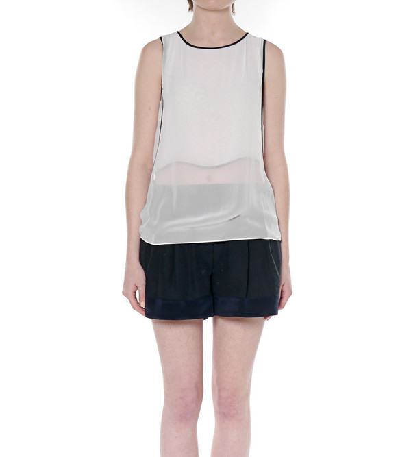 Helmut Lang Vanish Double Layered Top Helmut Lang Vanish Double Layered Top