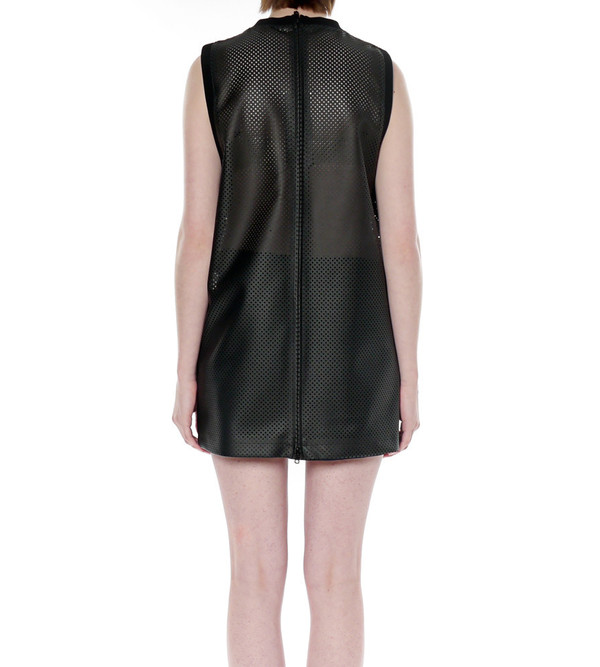 G.V.G.V. Punched Leather "Clueless" Tank Dress G.V.G.V. Punched Leather "Clueless" Tank Dress