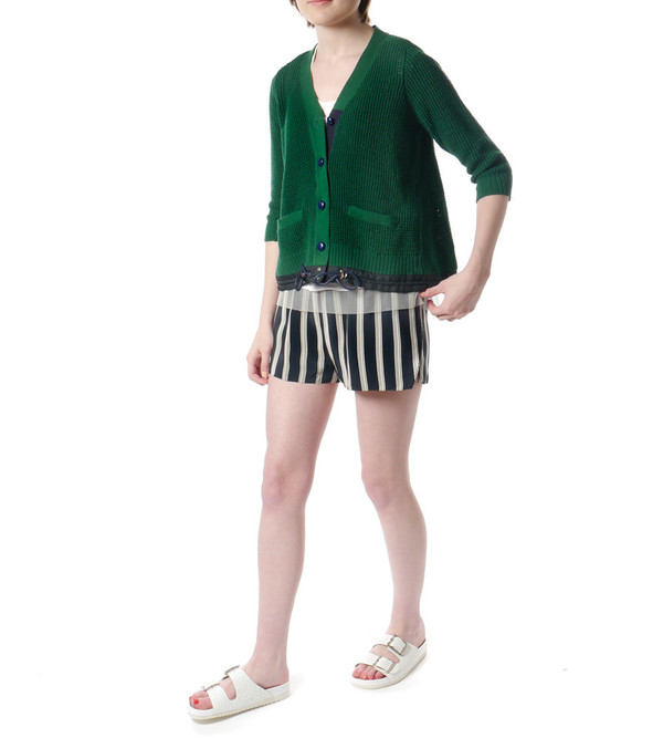 Sacai Luck Green Knit Cardigan Sacai Luck Green Knit Cardigan