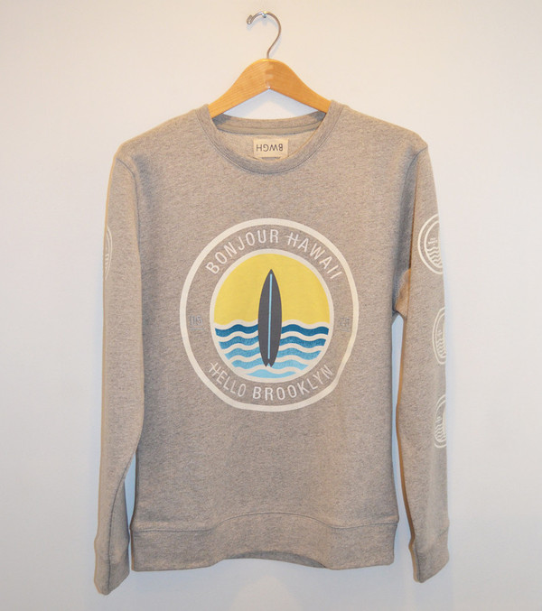 Men's BWGH Bonjour Hawaii Sweater Men's BWGH Bonjour Hawaii Sweater
