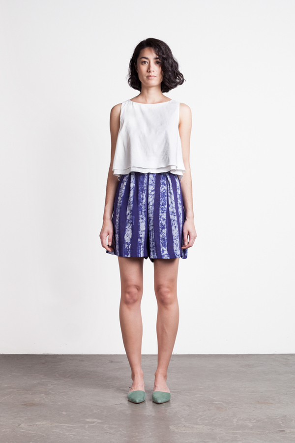 Osei-Duro Lorem Pleated Shorts Osei-Duro Lorem Pleated Shorts