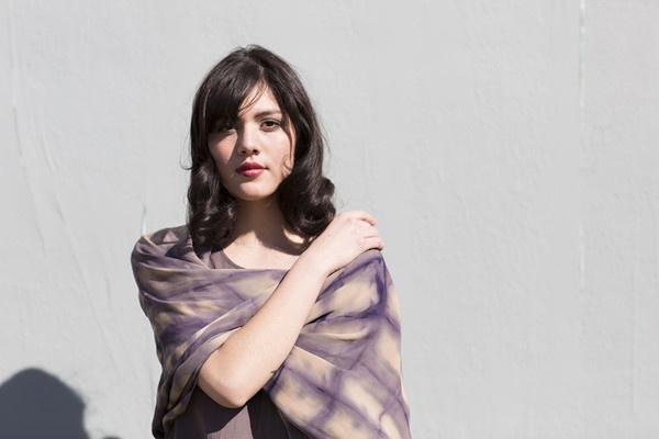 Miranda Bennett Cities & Villages Washed Silk Shibori Wrap Miranda Bennett Cities & Villages Washed Silk Shibori Wrap