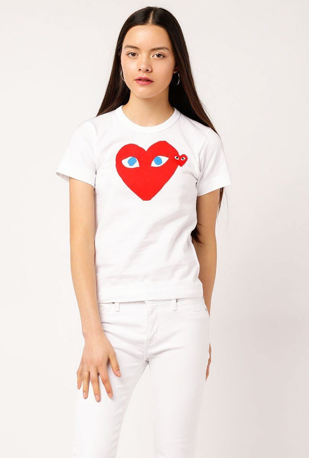 comme de garcon double heart