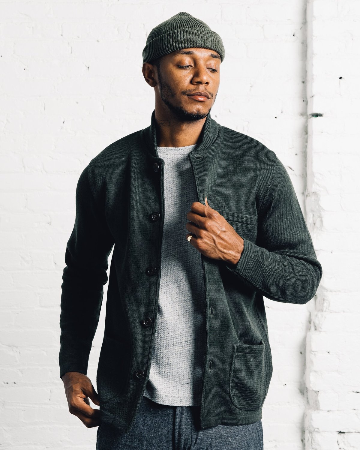 Universal Works Knit Work Jacket 
