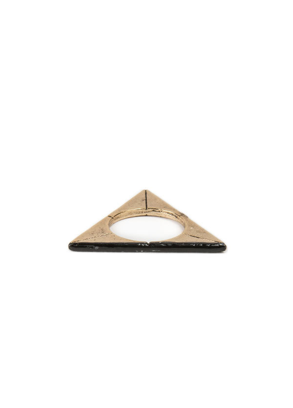 Bones and Feathers Collective Triangle Ring Bones and Feathers Collective Triangle Ring