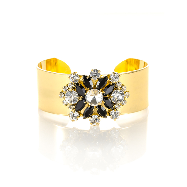 Shut Up I Love This Rhinestone Gold Cuff Shut Up I Love This Rhinestone Gold Cuff