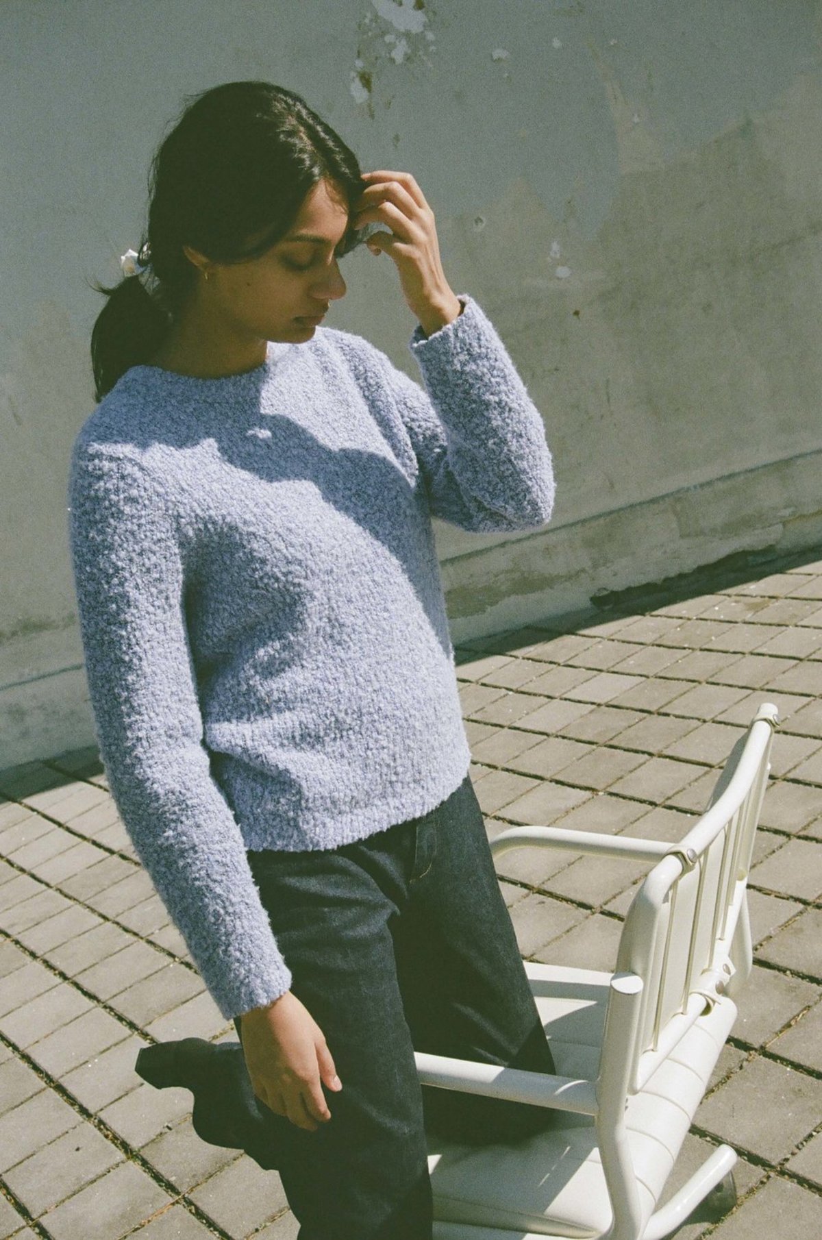 Either, And Vintage Fuzzy Sweater 