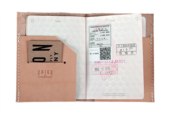 Union Wood Co. Passport Holder - Natural Union Wood Co. Passport Holder - Natural