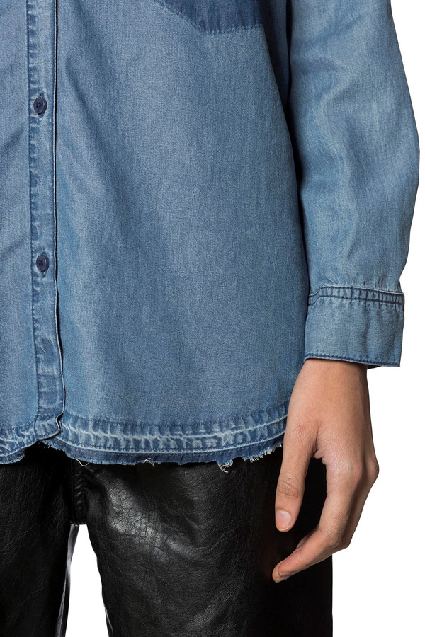 Cheap Monday Luv Blue Shirt Cheap Monday Luv Blue Shirt
