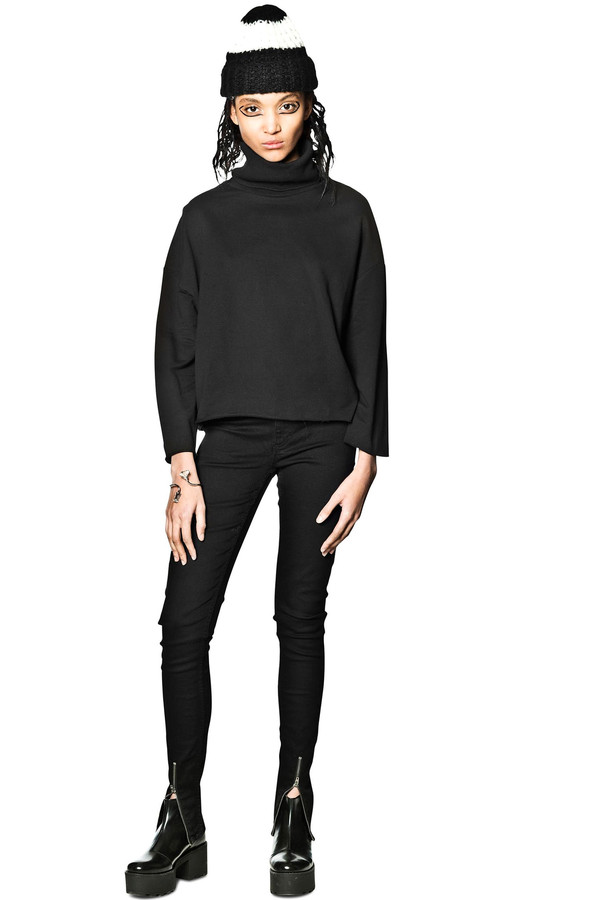 CHEAP MONDAY - TRACK SWEAT NOIR CHEAP MONDAY - TRACK SWEAT NOIR