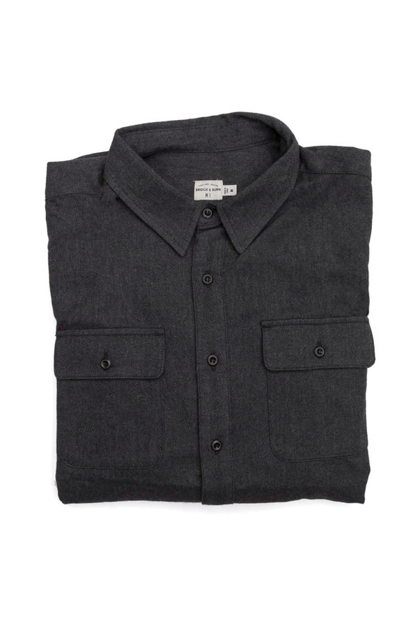 Men's Bridge & Burn Franklin Charcoal Twill Men's Bridge & Burn Franklin Charcoal Twill