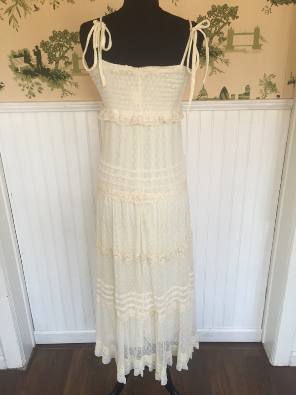 80's Japanese lace and net vintage dress size small 80's Japanese lace and net vintage dress size small