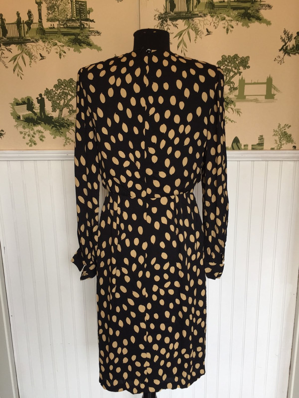 80's Nina Ricci Boutique for Japan abstract print dress size small medium 80's Nina Ricci Boutique for Japan abstract print dress size small medium