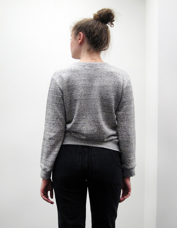 Correll Correll Grey Square Sweatshirt Correll Correll Grey Square Sweatshirt