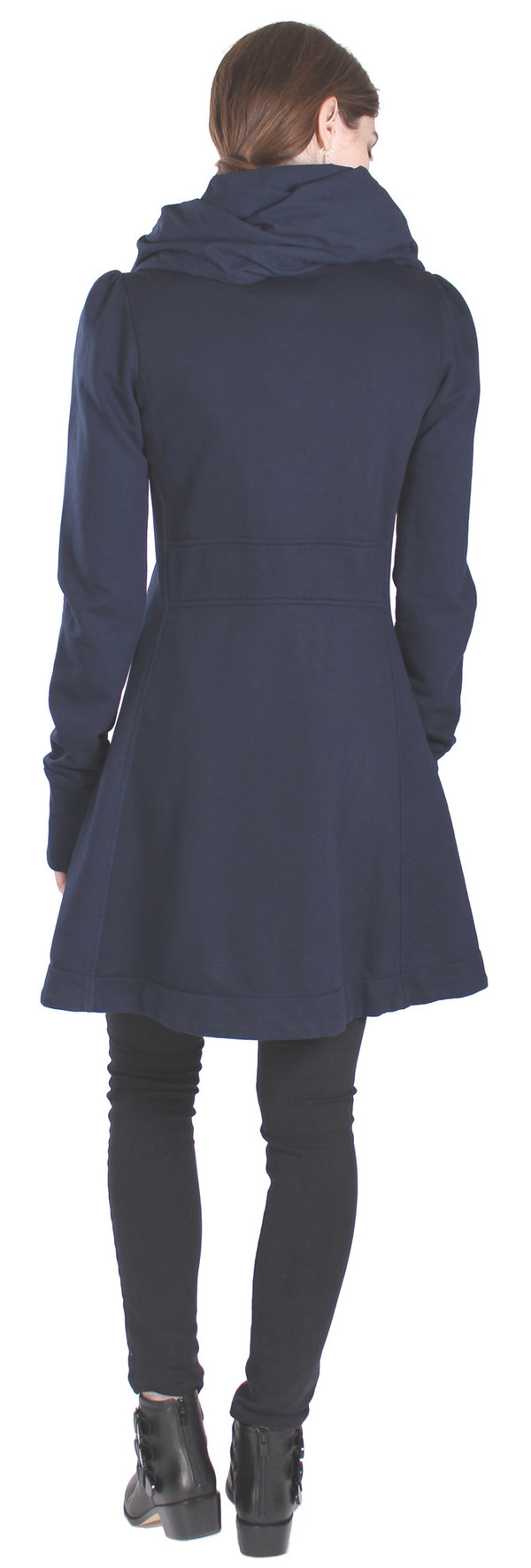 Prairie Underground Long Cloak Hoodie in Midnight Prairie Underground Long Cloak Hoodie in Midnight