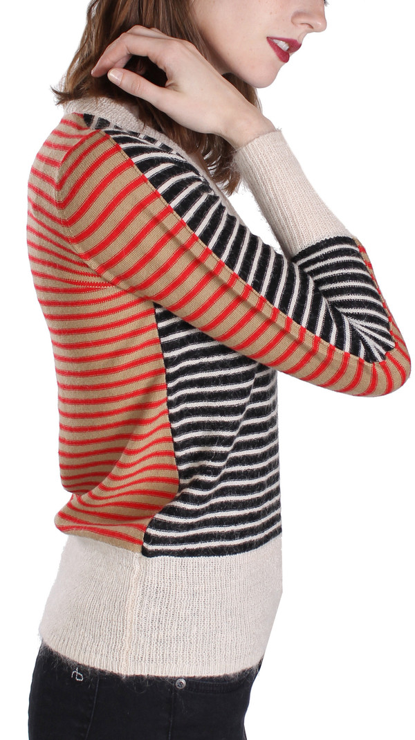 Sonia by Sonia Rykiel Mohair Stripe Sweater Sonia by Sonia Rykiel Mohair Stripe Sweater