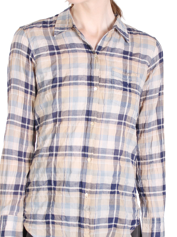 Nili Lotan NL Shirt Indigo Stripe in Blue Nili Lotan NL Shirt Indigo Stripe in Blue