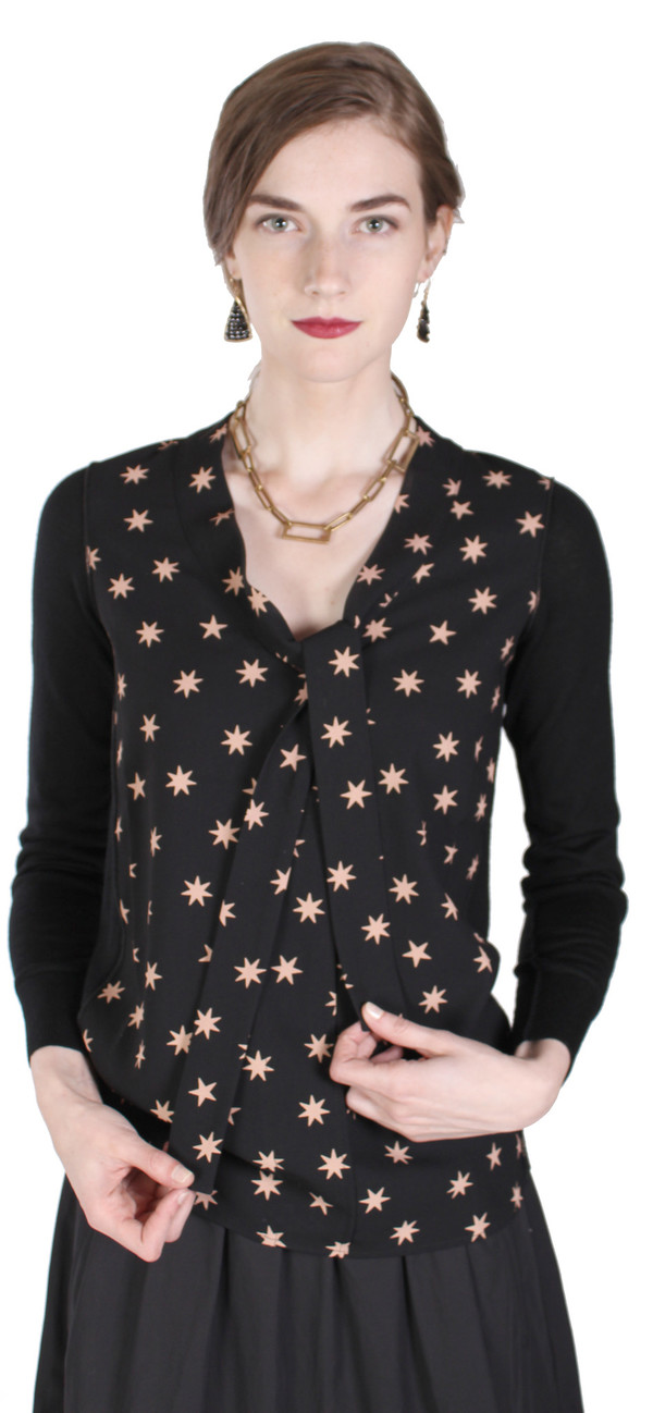 Sonia by Sonia Rykiel Wool Crepe Rock Star Sonia by Sonia Rykiel Wool Crepe Rock Star