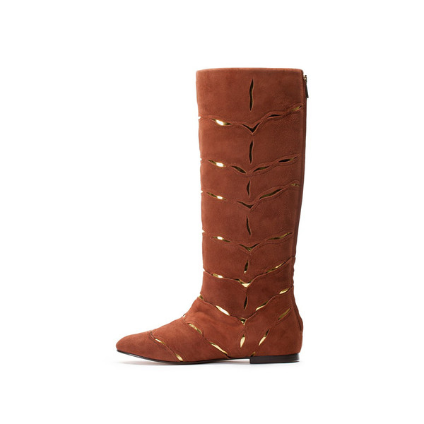 Bavaud Design Hiboka Over The Knee Laser Cut Boot Bavaud Design Hiboka Over The Knee Laser Cut Boot