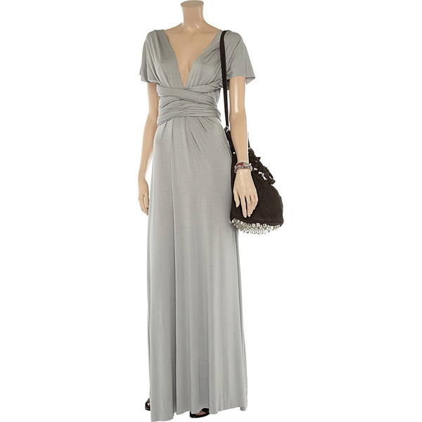 Stone floor length infinity dress Stone floor length infinity dress