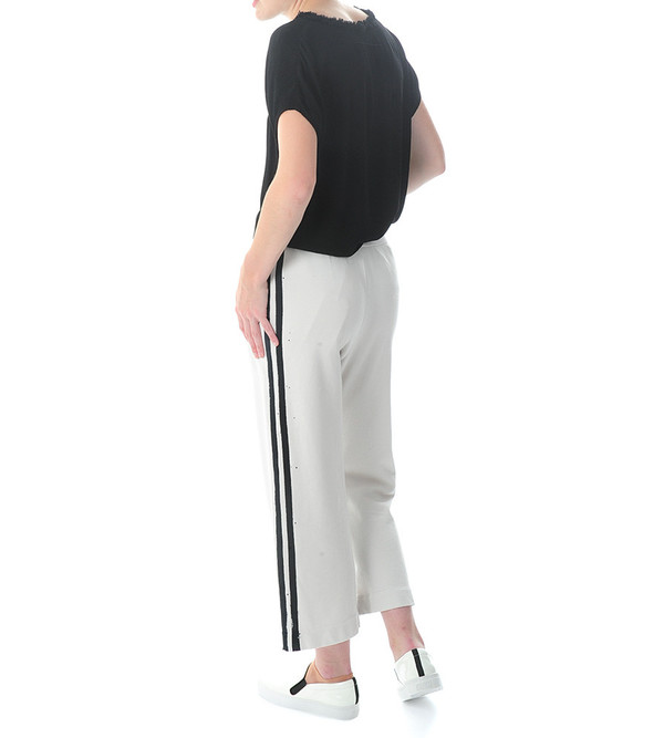 Raquel Allegra Fleece Cropped Painted Pant Raquel Allegra Fleece Cropped Painted Pant