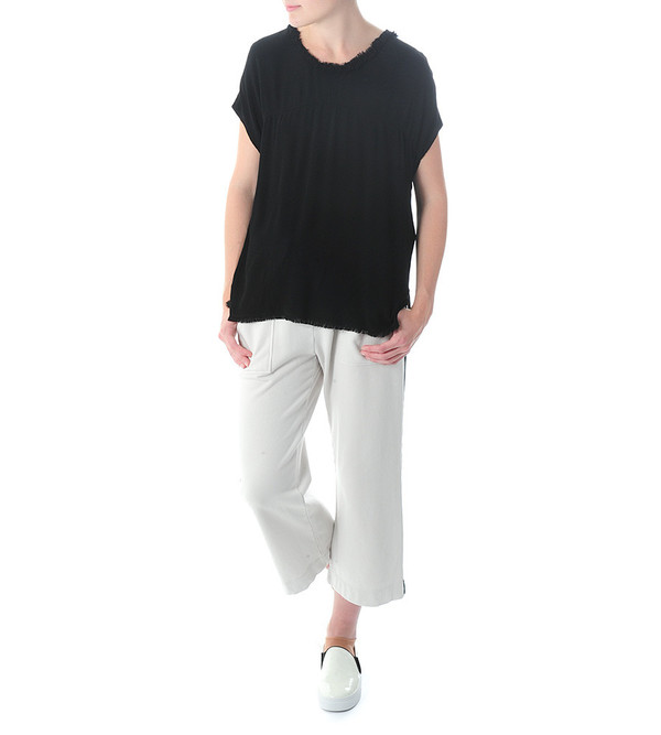 Raquel Allegra Sleeveless Fringe Top Raquel Allegra Sleeveless Fringe Top
