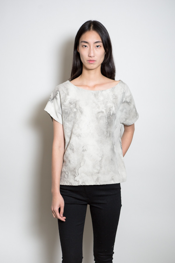 MAD Marbled Raw Silk Tee MAD Marbled Raw Silk Tee
