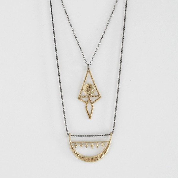 SNOW MOON NECKLACE SNOW MOON NECKLACE