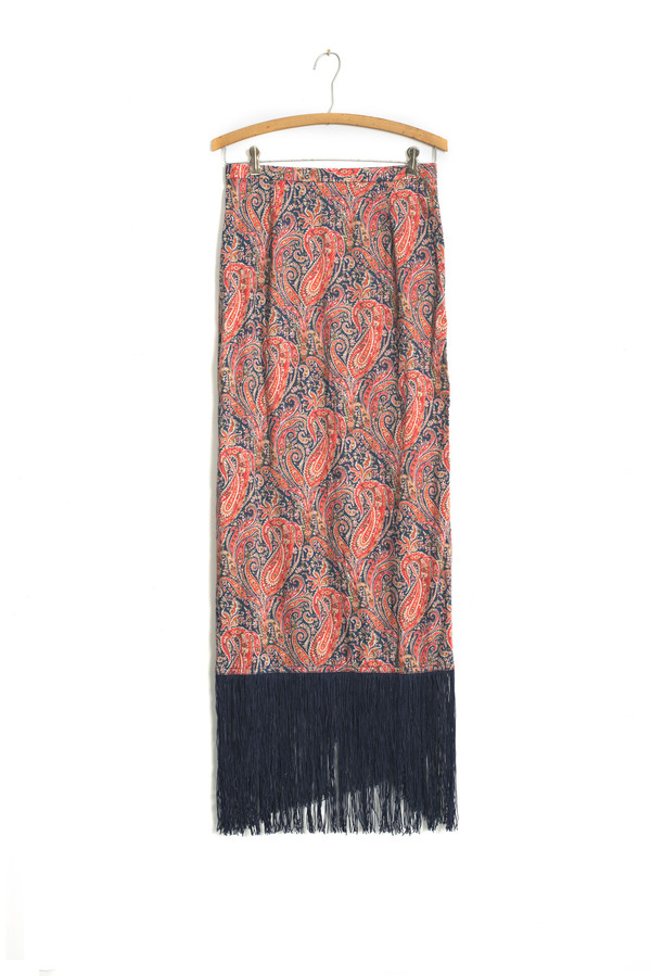 Carleen Fringe Wrap Skirt Carleen Fringe Wrap Skirt