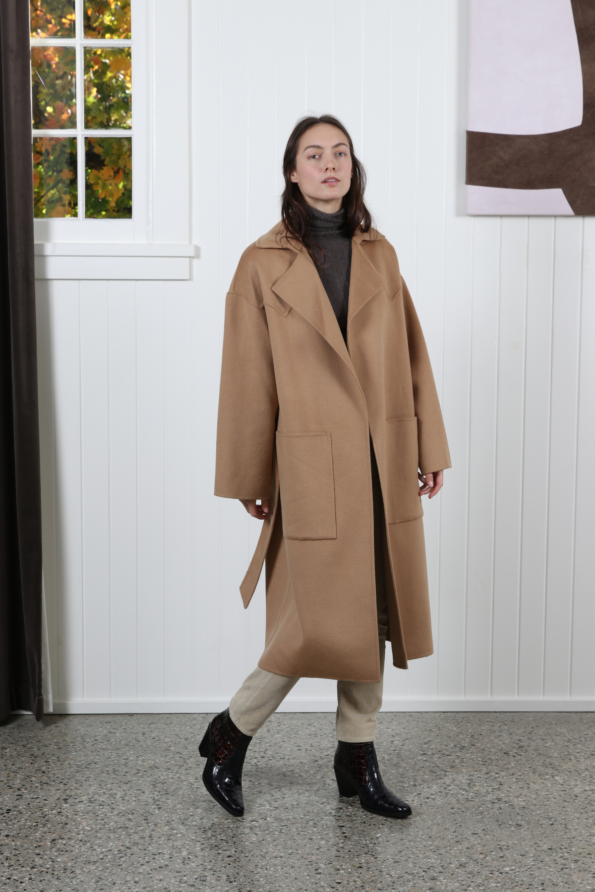 nanushka wool coat