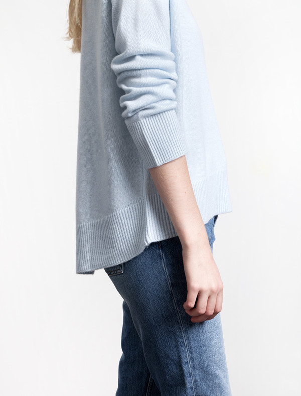 Organic by John Patrick Potato Sweater Sky Blue Organic by John Patrick Potato Sweater Sky Blue