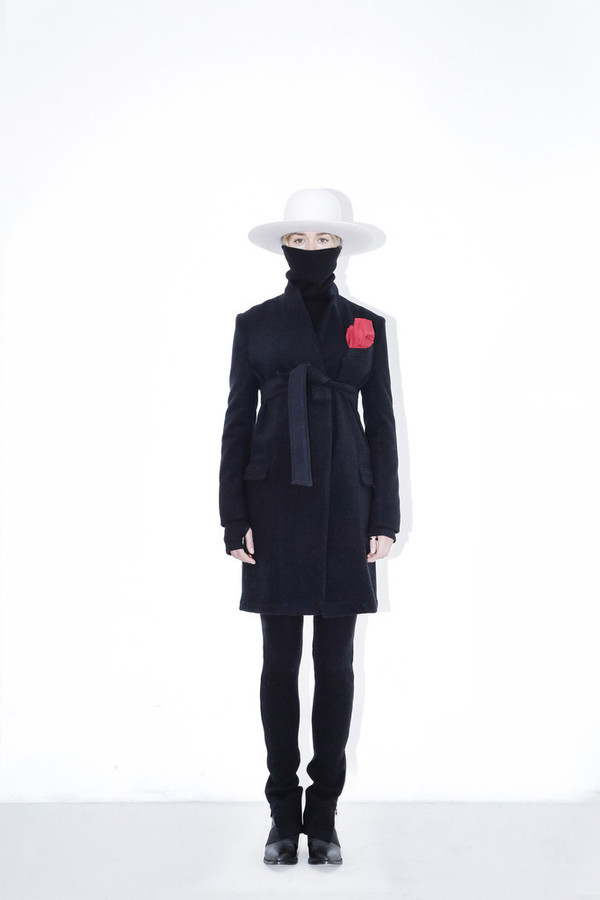 Assembly New York Black Belt Coat Assembly New York Black Belt Coat