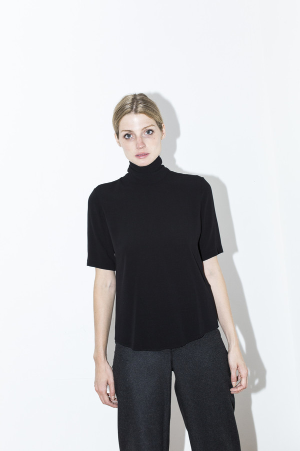 Assembly New York Black Reverse T Neck Assembly New York Black Reverse T Neck