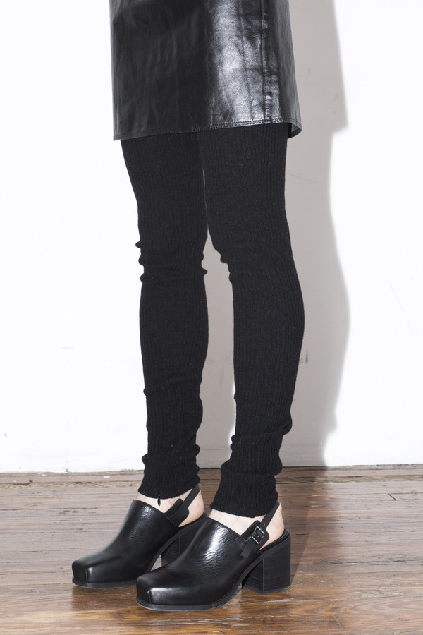 Assembly New York Black Ribbed Leggings Assembly New York Black Ribbed Leggings