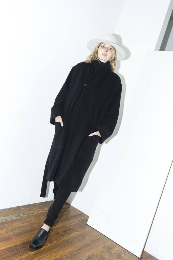 Assembly New York Black Robe Coat Assembly New York Black Robe Coat