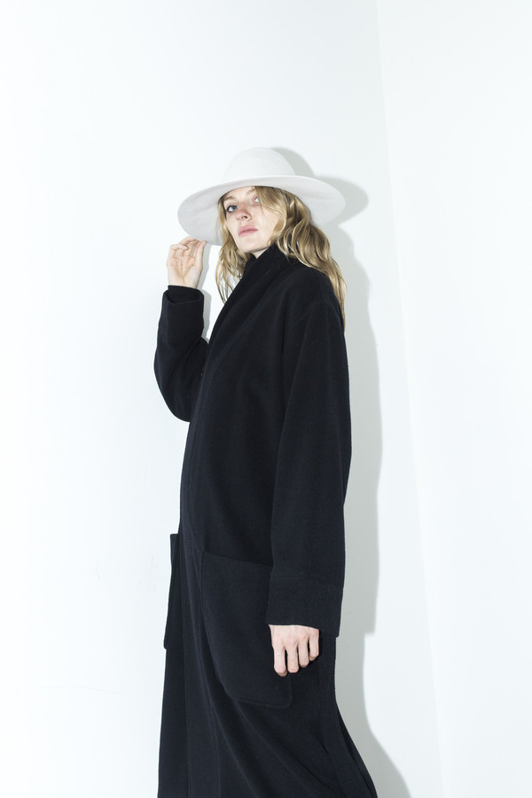 Assembly New York Black Robe Coat Assembly New York Black Robe Coat
