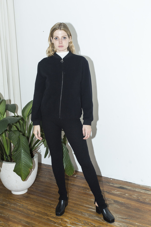 Unisex Assembly New York Black Zip Bomber Unisex Assembly New York Black Zip Bomber