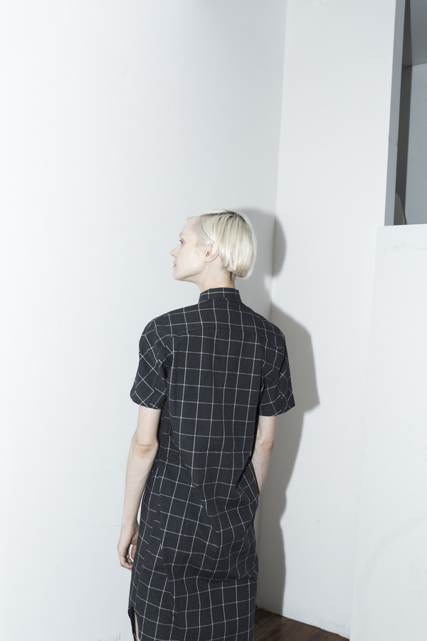 Assembly New York Plaid Twist Dress Assembly New York Plaid Twist Dress