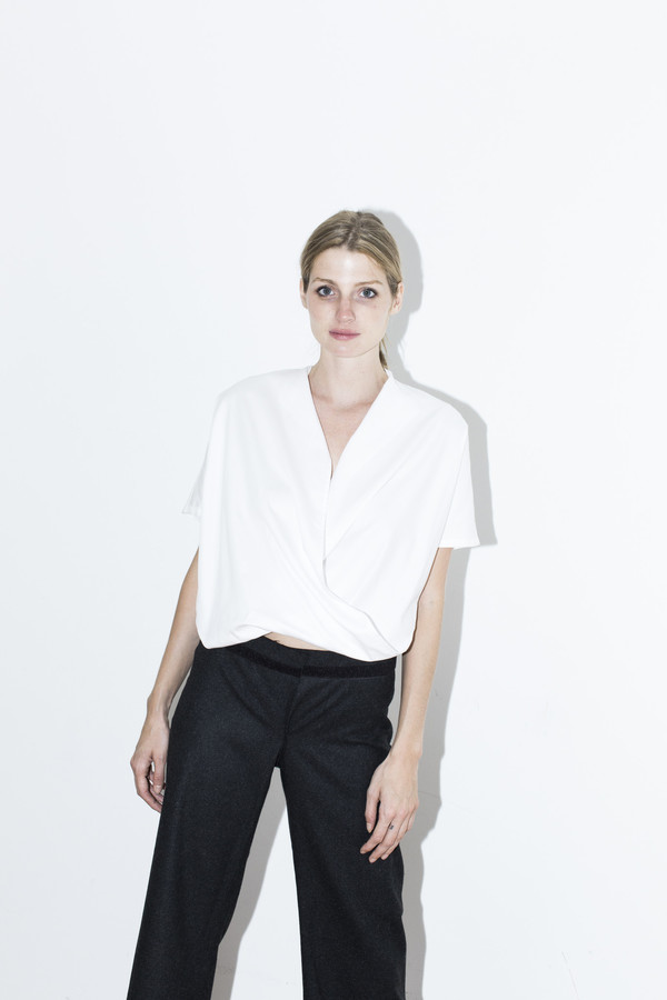 Assembly New York White Cotton Twist Top Assembly New York White Cotton Twist Top