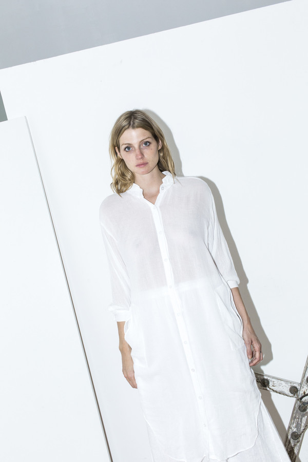 Black Crane White Double Collar Dress Black Crane White Double Collar Dress