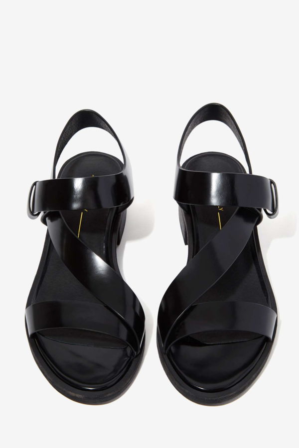 Intentionally Blank Black Emmit Sandal Intentionally Blank Black Emmit Sandal