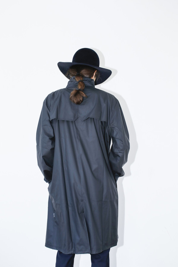 Men's Rains Black Mac Coat Men's Rains Black Mac Coat