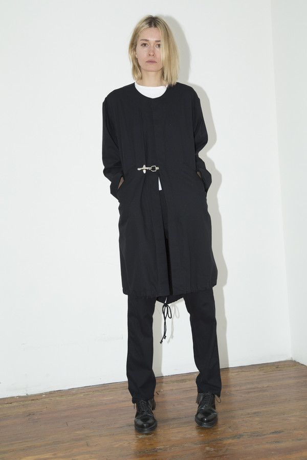 Assembly New York Black No Hood Parka Assembly New York Black No Hood Parka