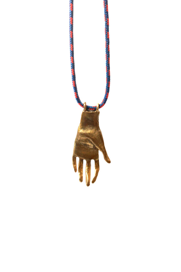 Open House Bronze Hand Necklace Open House Bronze Hand Necklace