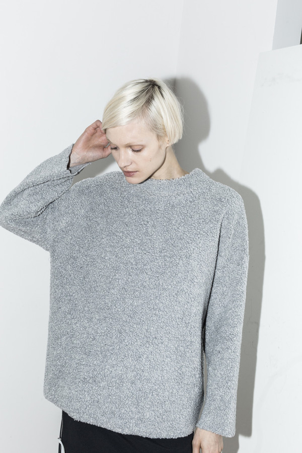 C.F. Goldman Grey Oversized Sweater C.F. Goldman Grey Oversized Sweater